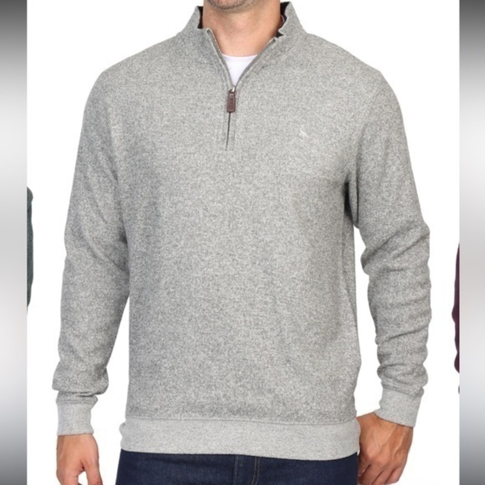 NWT Tailorbyrd Classic Cozy Quarter Zip | XL | Grey Heather